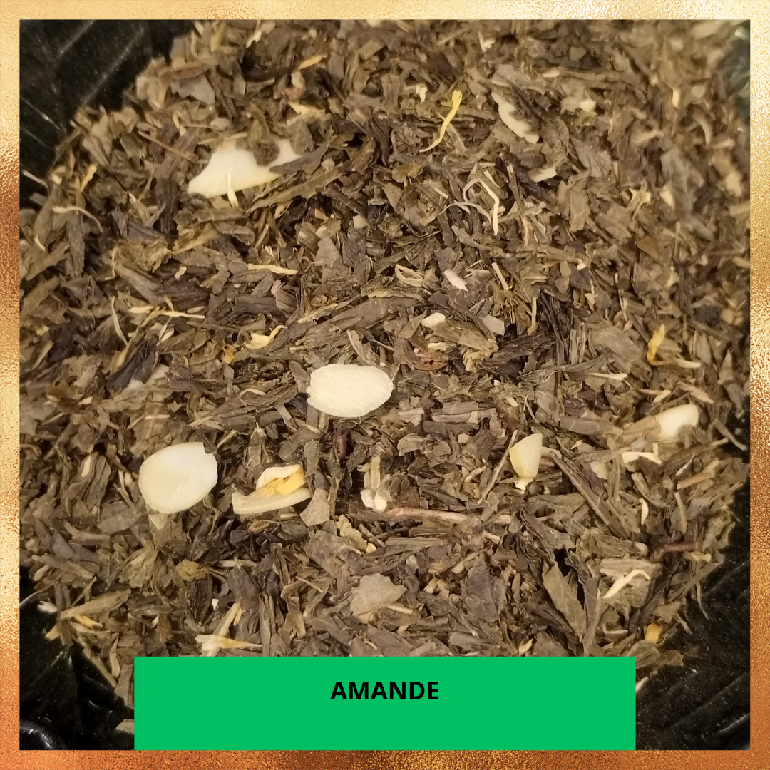Thé vert - Amande - 100 gr