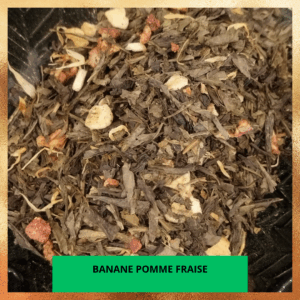 Thé vert - Banane Pomme Fraise - 100 gr