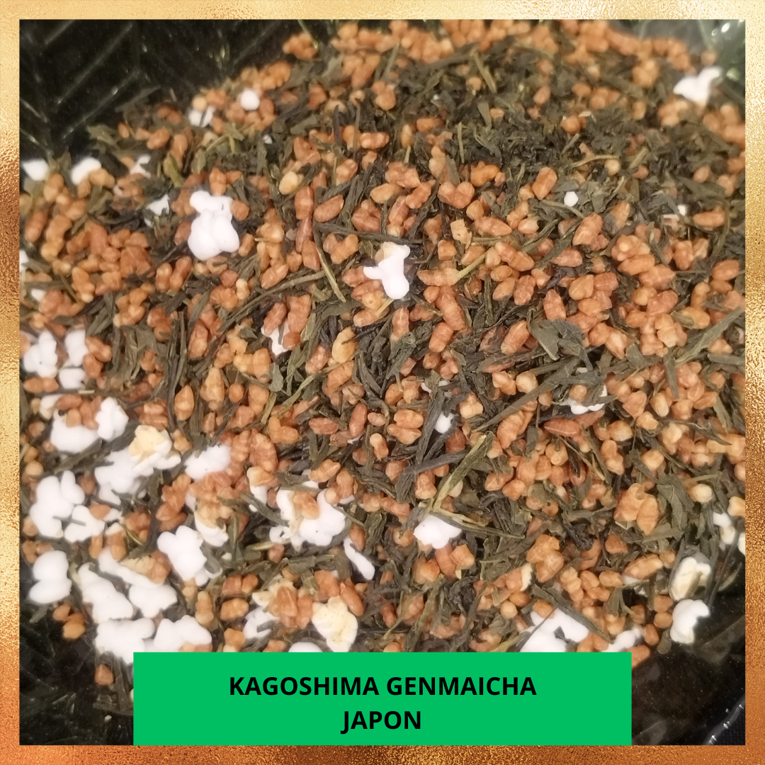 Thé vert Bio - Kagoshima Genmaicha - 100 gr