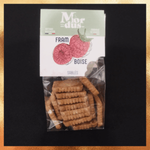 Biscuits Sucrés Framboise - Sachet 125 gr