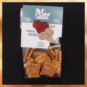 Biscuits Salés Noix & Tomates Séchées – 100 gr
